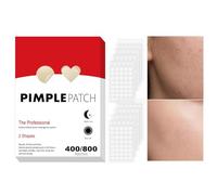 Blemish Patches, Spot for Breakouts with Waterproof Seal, Non Irritating Adhesive with Protective Skin Barrier, Discreet Pimple Cover for Whole Face, Bulk 400 Count Travel Size 26g Pro