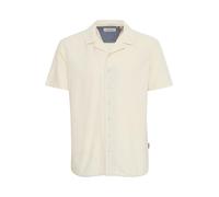 Blend BHBobby Men's Short-Sleeved Shirt Linen Mix Regular Fit, Bleached Sand (131008), XL