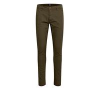 Blend BHNATAN Men's Chino Fabric Trousers with Stretch, Olive Night Green (77233), 30 W/30 L