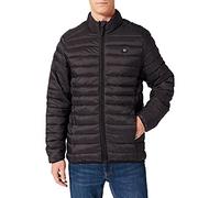 Blend BHRomsey Men's Quilted Jacket Transition Jacket Lined with Stand-Up Collar, 194007_Black, M