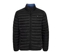 Blend BHRomsey Men's Quilted Jacket Transition Jacket Lined with Stand-Up Collar, 194007_Black, M
