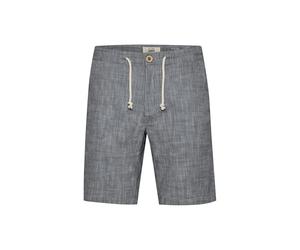 BLEND Bones Men's Linen Shorts Bermuda Made of 100% Cotton Regular- Fit, Size:L, Colour:Black (70155)