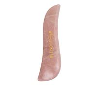 BLEND IT - Gua Sha Face Massage Stone Canine I with Cotton Bag I Natural Stones I Unique Look I Reduces Wrinkles I Anti-Ageing I Improves Blood Circulation I Rose Quartz Plate