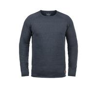 BLEND John Men's Jumper Knit Pullover with Crew Neck Made of 100% Cotton, Size:XL, Colour:Navy (70230)