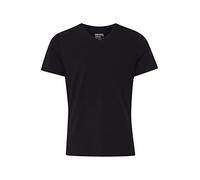 Blend Men's V-Neck Short Sleeve T-Shirt - Black - Schwarz (Black 70155) - Medium