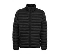 BLEND Nils Men's Quilted Jacket Puffer Jacket Padded Jacket with High Neck, Size:L, Colour:Black (70155)