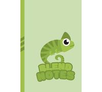 Blend Notes - Cute Chameleon Notebook: Adorable Chameleon Lined Journal for Writing, Doodling, and Daily Notes - 100-Page 6x9 Inch Pastel Green Notebook Gift for Girls, Teens, and Animal Lovers
