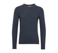 BLEND Odin Men's Jumper Knit Pullover with Crew Neck Made of 100% Cotton, Size:M, Colour:Mood Indigo (74648)