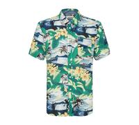 Blend Woven Short Sleeve Shirt for Mens (20717504 BB) Lemon Drop, 2XL-6XL