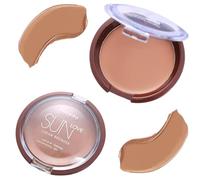 Blendable Cream Bronzer, Sun Love Matte Contour Bronzer Makeup, Non-Greasy and Buildable (202 - Grace)