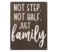 Blended Blessings Metal Tin Sign Every Member Matters in This Family Farmhouse Decor for Kitchen Breakfast Nook 8 X 12 in