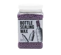 Blended Waxes, Inc. Bottle Sealing Wax, Pastille Wax Seal Beads For Wine, Beer, and Liquor Bottle Sealing, Seals Between 25-30 Bottles, 1 lb, Purple