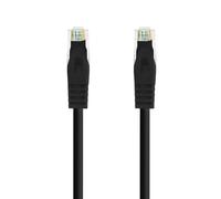 Blendend 1m Cat.6A AWG24 LSZH UTP Network Cable - Black - ideal for high-speed connections in secure environments.
