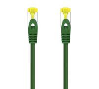 Blendend 1m Cat.6A S/FTP LSZH AWG26 green network cable, ideal for high-speed connections and secure data networks.