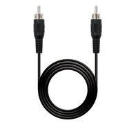 Blendend Audio cable with RCA male to RCA male connectors, length 5 meters, ideal for audio connections between sound equipment.