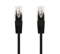 Blendend Cat.5e UTP AWG24 Network Patch Cord in Black, 3m in length, designed to connect devices on a local network, ideal for use in offices and homes.