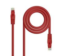 Blendend CAT.6A AWG24 LSZH UTP Network Cable Red 3m, ideal for fast and stable Ethernet connections in secure environments.