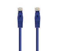 Blendend Cat.6A UTP AWG24 LSZH Blue 3m Fire Resistant Network Cable ideal for fast and secure connections in data networks.