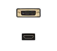 Blendend DVI to HDMI Conversion Cable, DVI 18+1 Male to HDMI Type A Male Conversion Cable, 6ft Length, Ideal for Connecting Devices with DVI Output to HDMI Inputs