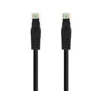 Blendend LSZH CAT.6A UTP AWG24 black 0.5 m cable ideal for connecting devices in high-speed networks.