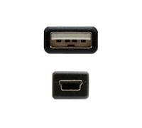 Blendend USB 2.0 Type A Male to Mini USB 5 Pin Male Cable with a length of 0.5 m. Ideal for connecting Mini USB devices to your computer.