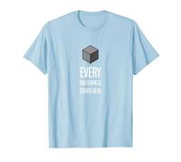 Blender Basics: Simple, Nerdy Style for 3D Modeling Fans T-Shirt, Men, Baby Blue, X-Large