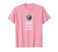 Blender Basics: Simple, Nerdy Style for 3D Modeling Fans T-Shirt, Men, Pink, X-Large