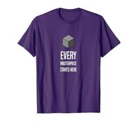 Blender Basics: Simple, Nerdy Style for 3D Modeling Fans T-Shirt, Men, Purple, X-Large