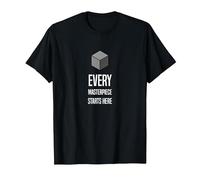 Blender Basics: Simple, Nerdy Style for 3D Modelling Fans T-Shirt, Men, Black, 4X-Large