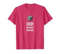Blender Basics: Simple, Nerdy Style for 3D Modelling Fans T-Shirt, Men, Red Heather, X-Large