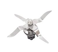 BLENDER BLADE REPLACEMENT 5 TEETH CROSS ICE SHAVE BLENDER BLADE FOR 2.0 + POWERFUL BLENDING FOR FRUIT SALADS AND VEGGIE SOUPS + STAINLESS STEEL MATERIAL + QUIET OPERATION Kitchen