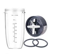 Blender Cup And Blade Replacement Parts 32oz Cup And Extractor Blade，Compatible For NutriBullet，600W/900W Series