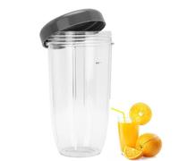 Blender Cup & Lid Replacement Parts Kit for NutriBullet 900w Blender, Mixing Machine Replacement Mug with Sealing Lid for Freshly Squeezed Juice (Medium Cup 24Oz)