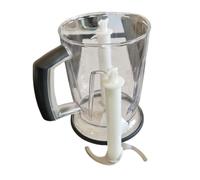 Blender Cup, Mixing Cup +2pcs Knife,Compatible for Braun MQ7045 MQ9087 MQ7025 MQ7035 MQ9005 MQ9027 MQ9037 MQ9045 MQ9087X MQ9097 Blender,Sealing up