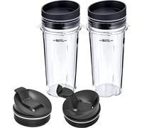 Blender Cups Replacement Part Juicer Cup 16oz Water Bottle Cup-Mug Portable Blender for Travel Kitchen Single Serve Cups for Food Party for Travel