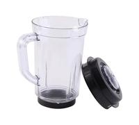 Blender Jar,1L Juicer Blender Pitcher Container Kitchen Jar Jug Water Milk Cup Lid Blender Replacement Parts Fit for Juicer Parts(1pcs)