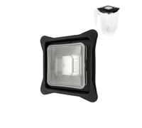 Blender Lid Replacement Fits for Blendtec Commercial Blender WildSide+ & FourSide Jars,Soft Vented Gripper Mix-in with Square Clear Plug