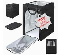 Blender Noise Cover Blocks 70% of Noise，Foldable Sound Cover Enclosure for Ninja Creami，Hamilton Beach, Oster, KitchenAid and Most Blenders/Ice Cream Maker