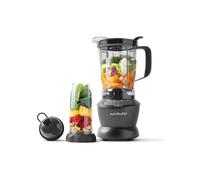 Blender - NUTRIBULLET Combo - NBF500DG - 1200 Watt - 1.65L Pitcher - 2 cups and 2 travel lids included - Black - BPA-free