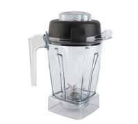 Blender Replacement Container 48oz ABS Rubber Clear Sealed Pitcher, Compatible for Vitamix,with Stainless Steel Blade and Lid