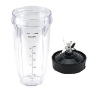 Blender Replacement Parts，24Oz Cup 7 Fins Extractor Blade，Compatible for Nutri，Compatible for Ninja，Auto IQ SS101 BN801 BL480-30 BL641