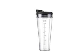 Blender Replacement Parts, Compatible for Ninja, SS101, 24 Oz.Slim Single - Serve Cups Kit with to Go Lids Fits SS100 SS300 SS400 Leak-Proof(1PC 24OZ Cup and Lid)