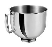Blender Replacement Parts Cup,Compatible for KitchenAid，for Artisan&Classic,Series 4.5-5QT Tilt-Head Mixers K45 KSM75 KSM150 KSM160 Mixing Container Cup(Silver)