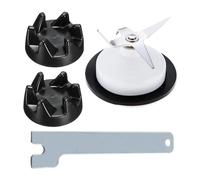 Blender Replacement Parts Kit，Compatible for Kitchenaid，4 Leaf Blender Blade and Blender Coupler with Spanner