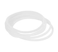 Blender Rubber Seal, 3/6Pcs Replacement Gaskets Set Compatible wi Wide Mouth Lid Silicone Seals Rubber Stoppers for Magic Bullet Flat/Cross Blade (6PCS)