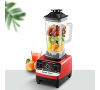 Blender Smoothie Maker, 1200W - Powerful Jug Blender for Kitchen, 2L Container with 2 Cups, 6 Sharp Blades, 48,000 RPM High-Speed Jug Blender, Professional Mixer for Ice & Nuts (RED)