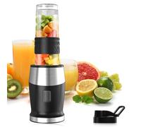 Blender Smoothie Maker, 500W Smoothie Mini Small Personal Blender with BPA Free Portable Bottle (570ml) & Lids for Milkshakes, Juicer, Fruit, Vegetables, Ice, Kitchen
