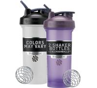BlenderBottle Classic V2 Shaker Bottle Perfect for Protein Shakes and Pre Workout, 28-Ounce, Colors May Vary, 2 Pack