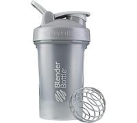 BlenderBottle Classic V2 Shaker Bottle with Stainless Steel Ball, Perfect for Protein Shakes, Dishwasher Safe, 600ml, Pebble Grey