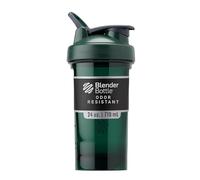 BlenderBottle Shaker Bottle Pro Series Perfect for Protein Shakes and Pre Workout, 24-Ounce, Green